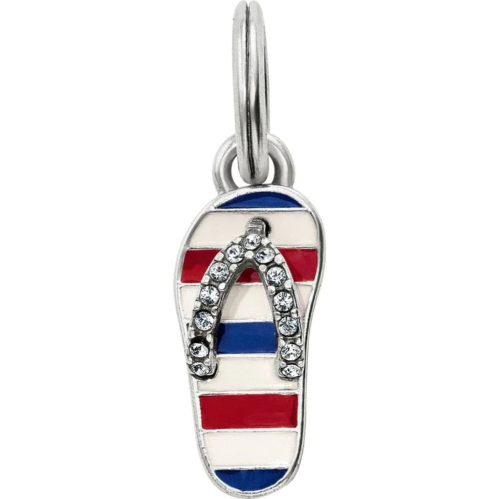 BRIGHTON TREASURES Americana Flip Flop Charm